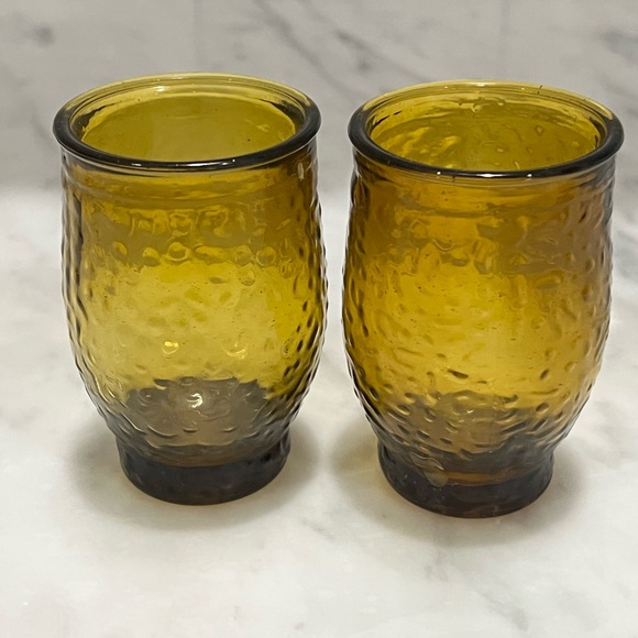 Other - Vintage Amber Sauza Tequila shot glasses